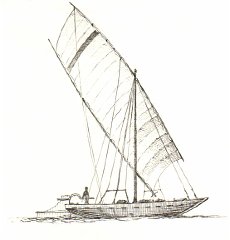 20 Egitto - markab di Dongola dalla vela caratteristica
